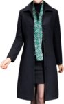 Women Wool Trench Coat Winter Long Thick Overcoat  Coats