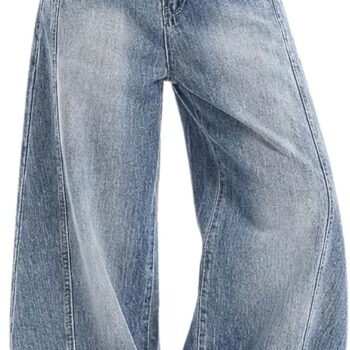 Barrel Baggy Jeans for Women Men Wide Leg Low Rise Jeans Loose Oversized Boyfriend Pants Aesthetic Clothes